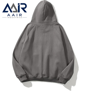 AAIR INDUSTRIES Unisex Cotton <b>Hoodie</b> 450G Heavyweight <b>Gothic</b> Streetwear Washed Pullover for Winter High Quality - Product Image 5
