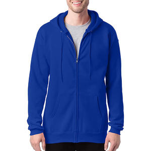 Men’s Streetwear Zip Hoodie <b>Warm</b> <b>Fleece</b> Hooded Jacket Urban Casual Style - Product Image 1