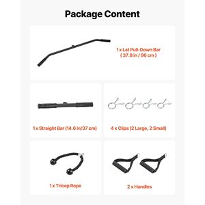 Macchina Lat Pulldown a Parete con Regolazione Altezza a 18 Livelli, Sistema 3-in-1 per Allenamento a Cavo e Remo, per Palestra Domestica - Product Image 6