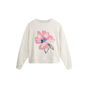 Sudadera de cuello redondo 100% algodón al por mayor para mujer, sudadera gruesa con logo personalizado impreso para invierno - Product Image 4