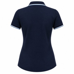 Polo à manches courtes pour femme de haute qualité, personnalisé, en coton, tendance, imprimé, avec logo décoratif, avec service OEM - Product Image 4