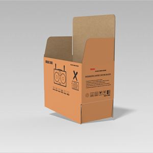 Boîte d'emballage personnalisée de haute qualité pour haut-parleurs, en carton ondulé imprimé, pour équipement audio, fabricant et fournisseur OEM ODM au Vietnam - Product Image 4