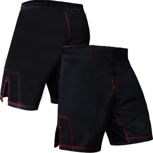 Pantalones Cortos de Compresión MMA No Gi al por Mayor, Spats de Grappling con Logo Frontal Impreso por Transferencia Térmica, 100% Poliéster 160g, Duraderos y Sin Costuras - Product Image 2