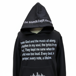 Sudadera con Capucha Personalizada con Logotipo, Diseño Popular, Sudadera con Capucha con Logotipo Impreso en Serigrafía, Fabricada en Fábrica, Precio Económico - Product Image 4