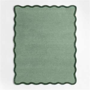 Alfombra Lavable Antideslizante de Lana Persa Anudada a Mano, Suave y Cómoda, con Pelo en Bucle, Diseño Moderno, Grueso, con Patrón Floral Beige - Product Image 1