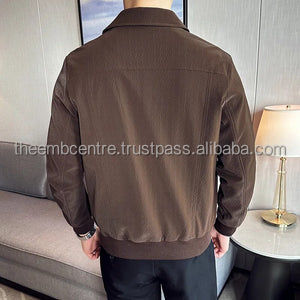 Meilleures ventes Veste d'hiver en cuir pour homme coupe ajustée Modèle unique avec des caractéristiques élégantes Veste pour homme de haute qualité - Product Image 2