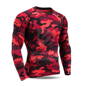 Camisetas de Compresión para Hombre, Mejores Ventas en Línea, Calidad Premium, Spandex/Poliéster, Transpirables, Ecológicas, Secado Rápido, Colores Personalizados, en Stock - Product Image 3