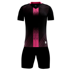 Uniforme de Fútbol Personalizado para Hombre, Verano, Poliéster de Alta Calidad, Secado Rápido, Manga Corta, con Logotipo y Nombre del Equipo en Color Personalizado - Product Image 1