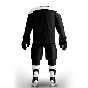 Uniforme de hockey sur glace personnalisé avec logo imprimé, respirant, séchage rapide, 100% polyester, équipement de hockey pour hommes adultes - Product Image 6