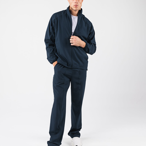 Chaqueta Deportiva Cortavientos Azul Marino para Hombre Gymmshark, Chaqueta Deportiva con Cierre Completo y Cuello Alto, Estilo Deportivo, Prenda Exterior de Poliéster para Otoño - Product Image 5