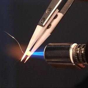 Paquete de 3 Pinzas de Soldadura Electrónicas de Cerámica con Punta Recta, Pinzas de Cerámica Antiestáticas, Resistentes al Ácido y de Precisión - Product Image 5