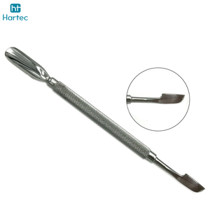High-Performance Cuticle Nail Pusher Textured Classic Quality Dual Ended Design Curved Pusher And Scraper For Personal Care - Product Image 3