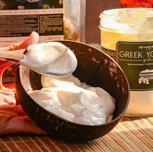 Haute qualité logo personnalisé fait à la main écologique poli coquille de noix de coco bol jetable pour la crème glacée pour le marché de l'Espagne - Product Image 3