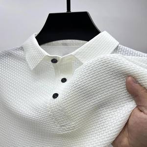Polo de Lujo con Logotipo Personalizado Bordado, 100% Algodón Peinado, Anti-Pilling, Estilo Casual de Negocios, para Golf, Ropa Masculina - Product Image 3
