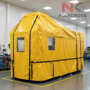 ผ้าใบเคลือบคุณภาพพรีเมียม ยี่ห้อ Trusted Tarpaulin สำหรับงานอเนกประสงค์ กันน้ำ ใช้สำหรับป้องกันภัยกลางแจ้งและโครงการทางการเกษตร - Product Image 4