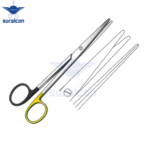 กรรไกร Mayo-Lexer ขนาด 16 ซม. / 6-1/4 นิ้ว ปลายทู่/ปลายตรง ใบมีดเดี่ยวแบบหยัก ตัดได้คมกริบ รุ่น TC สำหรับงานผ่าตัดที่ต้องการความแม่นยำ - Product Image 6