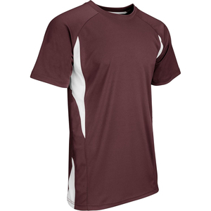 T-shirt sportif en jersey doré pour homme, manches courtes, col rond, tricoté, 100 % coton, coupe classique, séchage rapide, personnalisable pour équipe, 240 g avec motif - Product Image 6