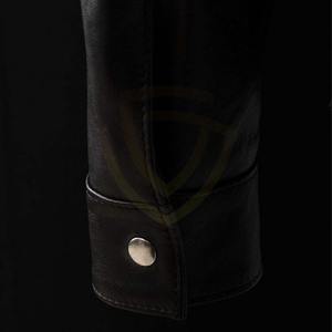 Chaqueta de cuero casual personalizable para hombre con tacto suave y estilo relajado, chaqueta de cuero de invierno - Product Image 6