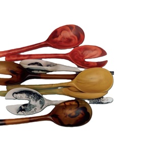 Ensemble de saladiers en résine, accessoire de cuisine, design moderne élégant, style luxueux - Product Image 1