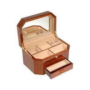 Wholesale Handmade <b>Wooden</b> Jewelry <b>Box</b> Custom Logo Hand-<b>Carved</b> Floral Storage <b>Box</b> Vintage Brass Inlay Keepsake Organizer For Sale - Product Image 5