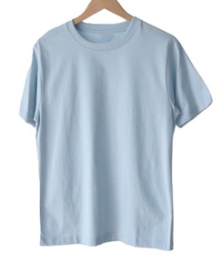 OEM 200G Thin Cool Cotton Solid Color Crew Neck Short Sleeve Casual Summer <b>Mens</b> T <b>Shirt</b> - Product Image 3