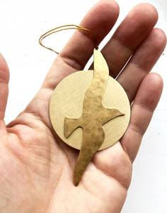 Golden Angel Paper Ornament Traditional Handicraft Christmas Decor - Product Image 5