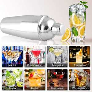 Ensemble de shakers à cocktails professionnels de qualité supérieure, écologiques, modernes, en acier inoxydable, faits à la main, durables, kit d'outils de bar personnalisés - Product Image 5