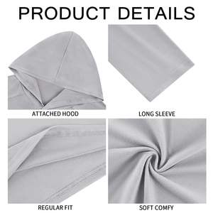 Sudaderas con Capucha de Corte Regular, Hombros Caídos, Lavadas, Otoño, 100% Poliéster/Spandex, Personalizables, Unisex, Venta Caliente, Moda, Sudaderas al por Mayor - Product Image 6