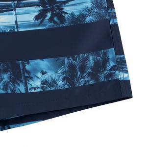 Short de bain pour homme 2026, best-seller, séchage rapide, respirant, uni, avec cordon de serrage et doublure en maille, 100 % polyester - Product Image 5