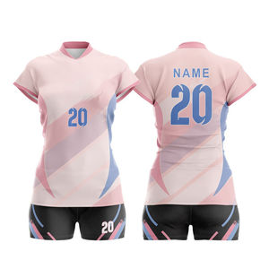 Ensemble de maillots de volley-ball pour hommes, légers, respirants, pour l'entraînement et la compétition, coupe confortable, couleurs et tailles personnalisées, uniforme OEM - Product Image 5