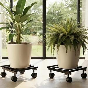 Support de Jardinière Surélevée en Métal Commercial, Cadre en Acier, Support de Plante d'Extérieur pour Patio, Balcon, Jardin - Product Image 3