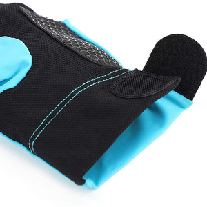 Guante de Snooker de Tres Dedos SEAMRE WEAR de Primera Calidad, Negro y Azul, de Nailon Elástico, para Billar, Diseño Transpirable - Product Image 6