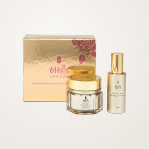 Ensemble de soins de la peau Haeyum Provence Rose, ensemble 2 pièces, composants du produit - Crème Stemcell Tox - Anti-âge, fabriqué en Corée - Product Image 3