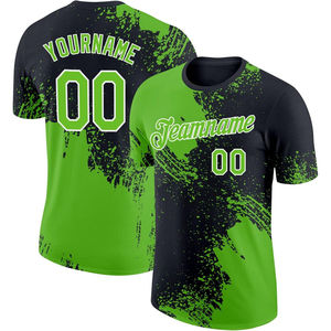Custom Short Baseball Jersey-Mesh Fabric Breathable Lightweight Moisture Wicking UPF 50+ UV Protection Anti-Bacterial Plus Size - Product Image 1