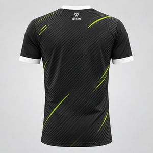 Wilcare Men's Green White <b>Sports</b> <b>Jersey</b> Sublimation Printed Breathable Polyester Shirt Adult Size M Men's green white <b>sports</b> - Product Image 2