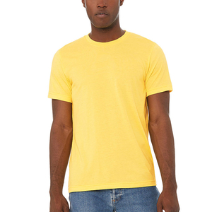 เสื้อยืดแฟชั่นล่าสุด สีพื้น สำหรับผู้ชาย ขายส่ง รับผลิตตามแบบ OEM แห้งเร็ว ทรงหลวม เสื้อยืดออกกำลังกายสำหรับผู้ชาย - Product Image 1