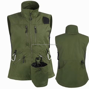Red Color Dog Training Vest 100% Polyester Nylon Dog Handler Waistcoat with Zipper Pockets Best selling <b>Dummy</b> Vest by RehexImpex - Product Image 4
