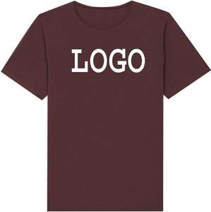 Venta al por mayor 100% algodón cuello redondo Camiseta de alta calidad ropa Unisex de talla grande diseño en blanco patrón sólido de gran tamaño para hombres y mujeres - Product Image 3