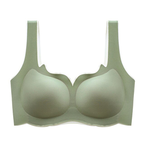 Racerback Fitness Bra Wide <b>Band</b> <b>Workout</b> Top Compression Yoga Bralette Gym Wear Solid Color Athletic Vest New Arrival Hot Sale - Product Image 3