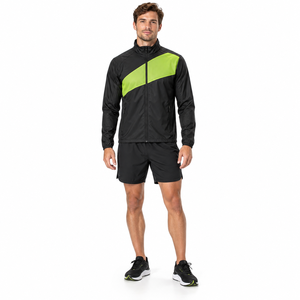 Chaqueta Deportiva Ligera para Hombre, Impermeable, Cortavientos, Transpirable, de Secado Rápido, con Capucha - Product Image 1