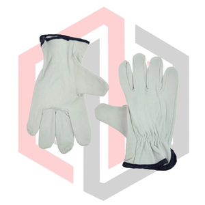 Guantes de Trabajo de Piel de Cabra para Protección de Manos, Resistentes a Cortes, Anti-Calor, Antiestáticos, Antideslizantes, Transpirables, Sin Silicona - Product Image 1