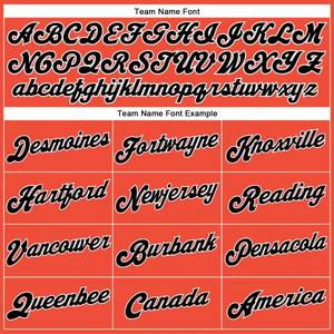 Camiseta de baloncesto auténtica personalizada con rayas naranjas y negras, camiseta deportiva personalizada con nombre del equipo y número cosidos - Product Image 6