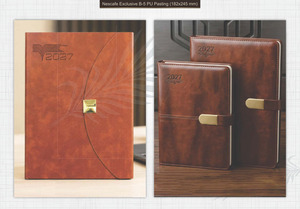 Cuaderno de Diario B5 de Cuero PU Premium con Logotipo Personalizado, Tapa Dura, Impresión de Libro de Cuentas, Cierre Elástico, Juego de Regalo para Oficina y Escuela - Product Image 6
