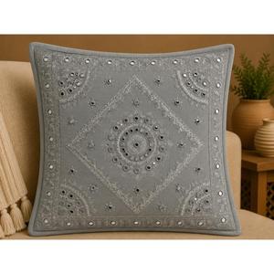 Indian Embroidery Cushion Cover Boho Handmade Pillowcase Decorative Sofa <b>Pillow</b> Bedroom Home <b>Decor</b> - Product Image 1