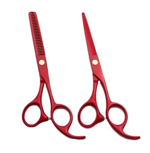 Professional IMANS 5.5 Inch <b>Barber</b> Hair Cutting Scissors Black Stainless Steel <b>Blade</b> - Product Image 1