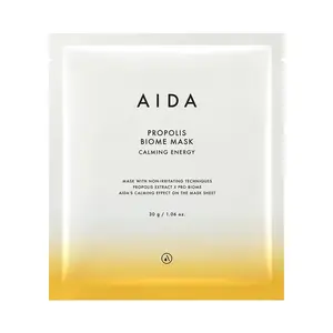 AIDA Masque facial biome énergétique apaisant de haute qualité 1ea Masque pour apaiser et revitaliser - Product Image 1