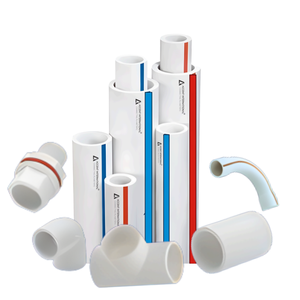 Tuyaux d'eau en PVC-U résistants à la corrosion pour les systèmes de plomberie résidentielle, tuyauterie haute pression en PVC-U robuste pour usage commercial - Product Image 2