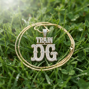 Personalized Big Name Gold Plated 925 Silver Fully Iced Moissanite Diamond Pendant Charms Hip Hop Rapper <b>Chunky</b> Necklace Jewelry - Product Image 5