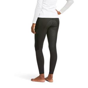 Pantalones de equitación de cintura alta para mujer, largos, con botones, de punto, elásticos en cuatro direcciones, de algodón y spandex, sin costuras, color personalizado - Product Image 1
