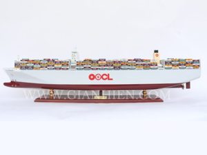 GIA NHIEN CO. LTD Vietnam OOCL GERMANY Handmade Wooden Model Ship Maritime Decoration TK2017P - Product Image 1